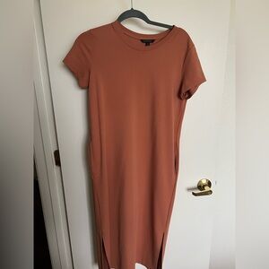 Banana Republic Terracotta Midi Dress